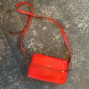 Bright red Kate Spade Crossbody bag